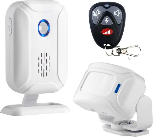 Miniatura 11 de HENDUN Timbre de puerta con sensor de movimiento, timbre de puerta para negocios, monitor de zumbador de bienvenida de tienda, alerta de entrada