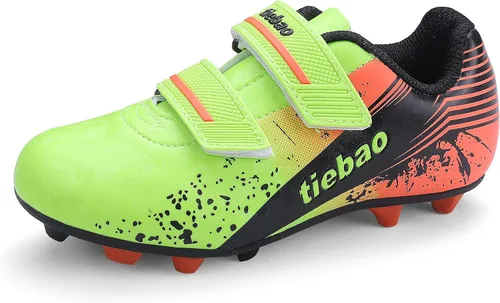 MiFeloo Botas de fútbol para niños, deportes al aire libre, HGAG, zapatos de entrenamiento para niños y niñas, zapatos de entrenamiento