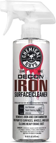 Chemical Guys SPI21516 Decon Pro - Removedor de hierro y limpiador de ruedas, para ruedas, frenos, calibradores, neumáticos, exteriores, 16 fl oz