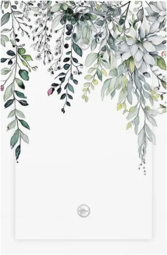 Miniatura 19 de Cubierta decorativa para interruptor de luz, diseño de pájaros y flores florales en blanco y negro, 2 bandas, cubierta decorativa para pared, placa