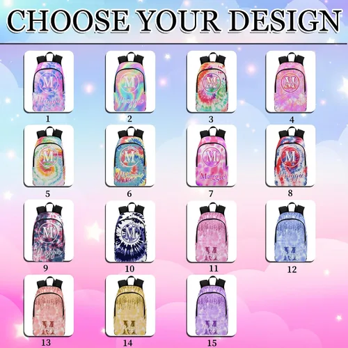 Miniatura 120 de Texto personalizado Elefante desgaste gafas mochila mochila mochila casual Daypack bolsa para mamá niñas, color86-4, Mochilas Daypack