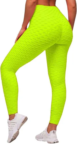 Miniatura 35 de SEASUM - Pantalones de yoga de cintura alta para mujer, con control de abdomen y realce de glúteos, leggings favorecedores para entrenar y correr