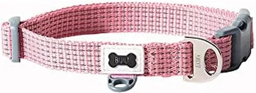 Miniatura 13 de BUILT Pet Nightsafe - Collar para perro pequeño, rosa y gris