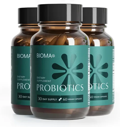 Bioma Probióticos - Probiótico para la salud digestiva - Apoyo intestinal para hombres y mujeres con xilooligosacáridos, tributirina y