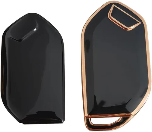 Miniatura 5 de Funda de TPU suave para llavero de Kia, compatible con Kia Telluride EV5 2023 2024, llavero inteligente para automóvil (Negro)