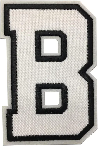 Miniatura 90 de Parches de letras termo-adhesivas de alta calidad – Lindas letras para ropa – Parche universitario para ropa – Letras bordadas de 4 1/2 parches