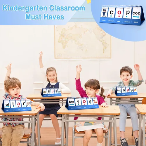 Miniatura 6 de CVC Word Games - Juegos de fonética, palabras de vista, tarjetas flash para jardín de infantes, preescolar jardín de infantes de primer y segundo