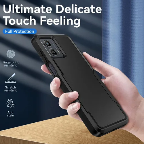 Miniatura 6 de Funda para Moto G 5G 2023, con Protector de Pantalla [Probado contra Caídas de Grado Militar] Funda Protectora de Servicio Pesado Resistente Rugosa