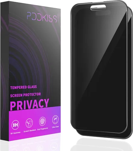 Miniatura 9 de PDDKISS Paquete de 2 protectores de pantalla de privacidad para iPhone 17 Pro Max de vidrio templado de 6.9 pulgadas + 2 protectores de lente