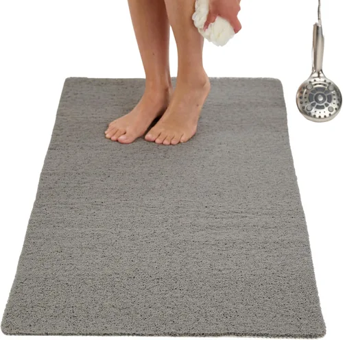 Miniatura 114 de Tapete de ducha antideslizante para bañera - Tapete de baño de lufa para baño - Tapete de baño de 40 x 16 pulgadas - Alfombra de baño antideslizante
