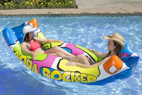 Miniatura 4 de Poolmaster Flotador de piscina, Aqua Rider 88 de largo x 52 de ancho, desinflado