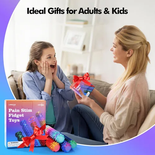 Miniatura 6 de Juguetes Fidget para Adultos Estimulación del Dolor: Agarre Giratorio con Púas para Estimulación del Dolor - Juguetes Antiestrés para TDAH Autismo