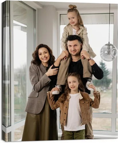 Miniatura 7 de Lienzo enmarcado personalizado con tus fotos, impresiones fotográficas personalizadas sobre lienzo, arte de pared para decoración del hogar