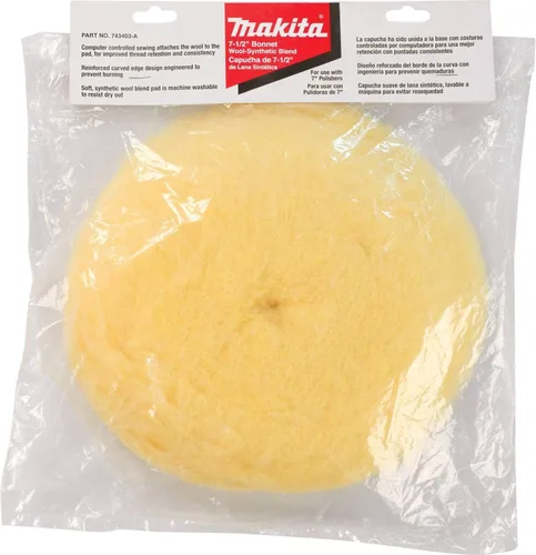 Miniatura 5 de Makita 743403-A - Gorro de pulido, amarillo