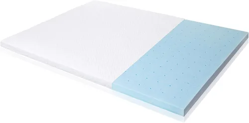 Miniatura 6 de ISOLUS - Cubrecolchón de espuma viscoelástica de gel ventilado, tamaño individual