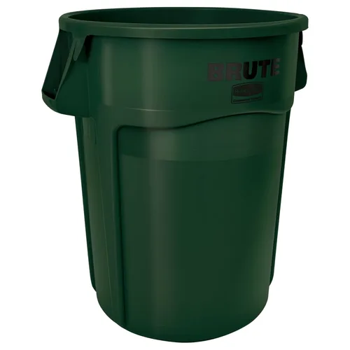 Miniatura 16 de Rubbermaid Commercial Products BRUTE - Bote de basura redondo resistente, 20 galones, azul, para paisajistas/sitios