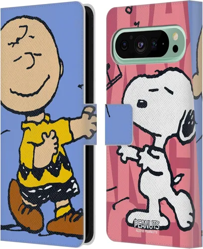 Miniatura 12 de Head Case Designs Officially Licensed Peanuts Snoopy & Woodstock 2 Halfs and Laughs Leather Wallet Case Compatible with Google Pixel 8 Snoopy