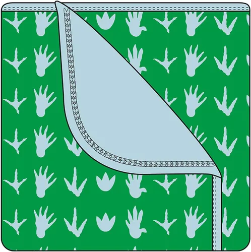 Miniatura 2 de KicKee Pants Manta estampada para niños pequeños, casas de Amazon, talla única