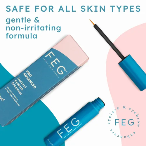 Miniatura 4 de FEG Pro Advanced - Suero natural potenciador de pestañas para un rápido crecimiento de pestañas, suero de pestañas extra fuerte para el crecimiento