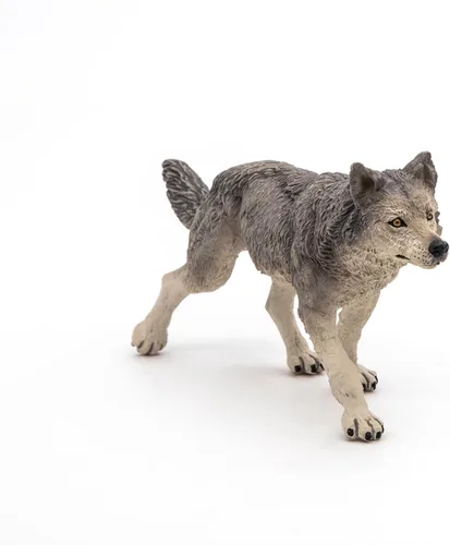 Miniatura 5 de Figura de lobo gris de Wild Animal KIngdom, de Papo