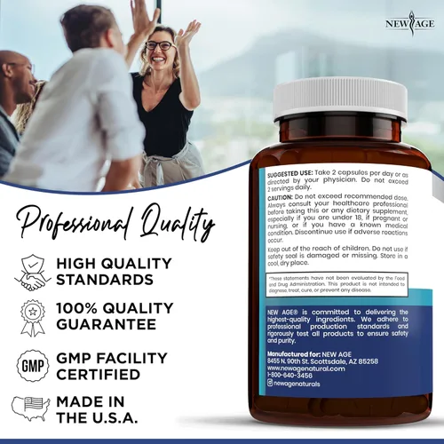 Miniatura 7 de NEW AGE Probióticos Pro Optimize para mujeres, menopausia, salud digestiva, apoyo para hinchazón, sofocos, apoyo articular, sudores nocturnos, salud