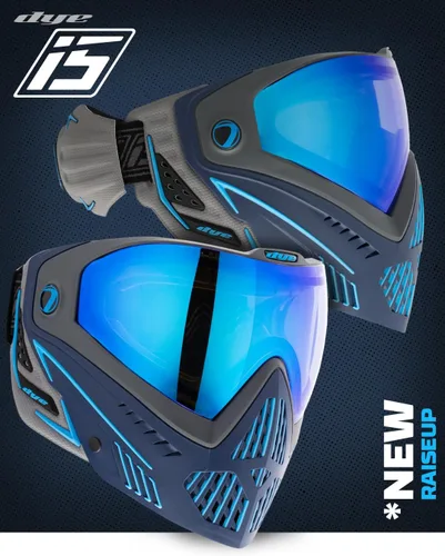 Miniatura 16 de Dye i5 Gafas de paintball – Lente térmica antivaho – Correa GSR Pro, orejas formadas por compresión – Protección facial profesional Ónice