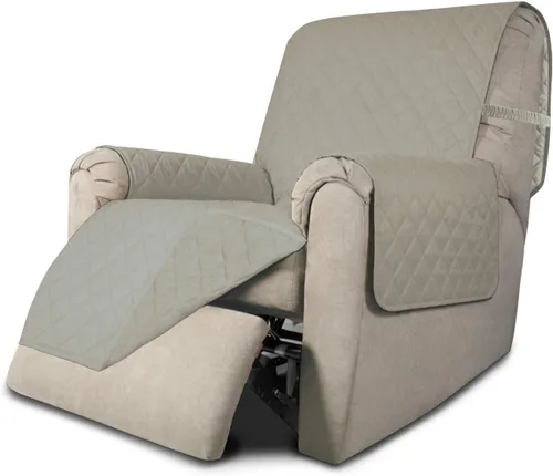 Miniatura 231 de Easy-Going - Funda para sofá, futón y sillón sin reposabrazos, reversible, resistente al agua, para mascotas y niños (azul oscuro/azul claro)