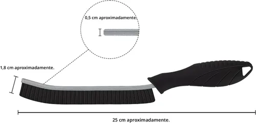 Miniatura 7 de FOOGWEE Cepillo de limpieza de hendiduras de cerdas duras, herramientas de limpieza para uso doméstico, suministros de limpieza multifuncionales