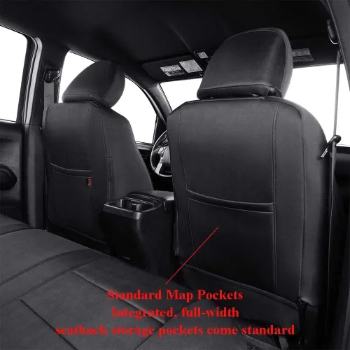 Miniatura 4 de EKR Sierra Fundas de asiento de automóvil ajuste personalizado para GMC Sierra 1500/2500/3500 (CrewCab) 2019-2026