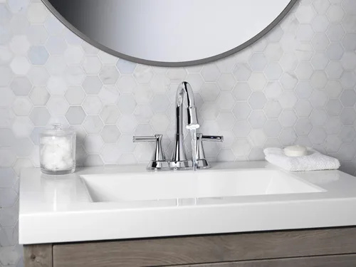 Miniatura 7 de Aqua Vista 22-B42CPL-CH-AV Grifo para lavabo de baño con luz LED cromado pulido