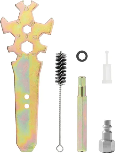 Miniatura 6 de INTERTOOL LVLP Pistola de aire con boquilla de 0.06 pulgadas, fácil de usar y limpiar, pulverizador de pintura para auto y pintura de bricolaje