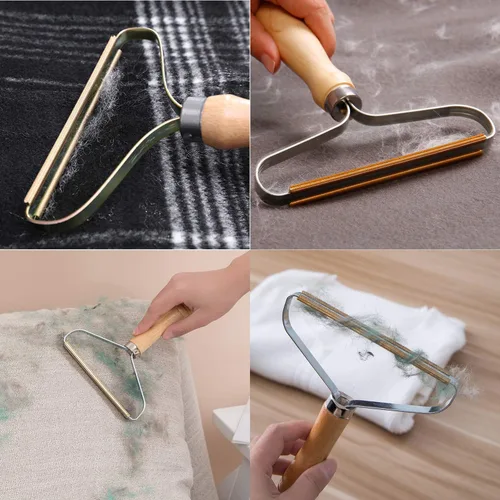 Miniatura 5 de Removedor de pelusa portátil, afeitadora de pelusa - cepillo de viaje reutilizable de doble cara para eliminar pelusa, pelo de mascotas y polvo