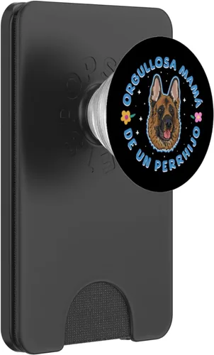 Miniatura 7 de Orgullosa mamá de un perrhijo. Versión Pastor Alemán PopSockets Adhesive PopGrip