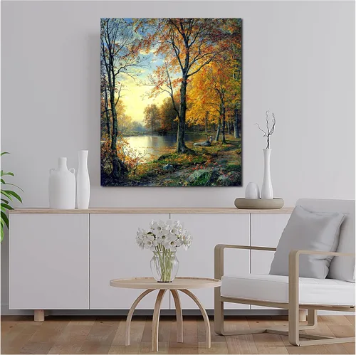 Miniatura 145 de A&T ARTWORK Campo de trigo con cipreses de Van Gogh Las reproducciones de arte clásico mundial, impresiones en lienzo giclée para decoración