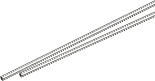 uxcell Tubo redondo de acero inoxidable 304 0.039 in OD 0.008 in espesor de pared 9.843 in longitud 2 piezas