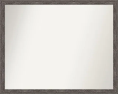 Miniatura 145 de Amanti Art Espejo personalizado, espejo de baño gris plomo a rayas, espejo de pared o espejo de tocador de baño sobre el fregadero