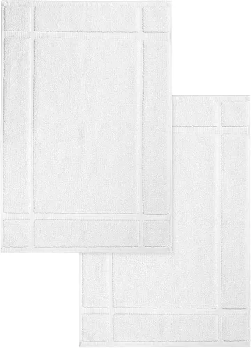 Miniatura 18 de Ample Decor Alfombra de baño 100% algodón de 34 x 20 pulgadas, felpa gruesa de 1350 GSM, suave absorbente, certificado Oeko-Tex, construcción Beige