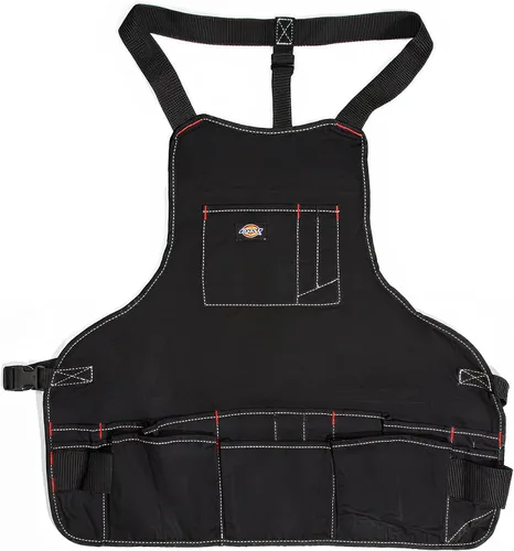 Miniatura 7 de Dickies Delantal de taller con pechera, 16 bolsillos Rosa