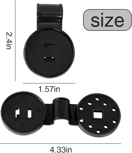 Miniatura 7 de Teamoda 100 piezas de agarre de bloqueo de tela de sombra, clips de plástico para sombra de invernadero, abrazadera de fijación de tela a prueba