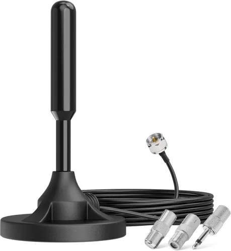 Bingfu Antena FM de repuesto para receptor de radio estéreo para el hogar interior para Pioneer Onkyo, Yamaha, Marantz, Sherwood, radio digital HD,
