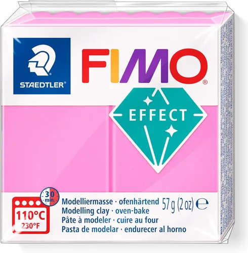 Miniatura 10 de STAEDTLER 8010-501 FIMO Effect - Arcilla de modelado de polímero endurecedor en horno - Verde neón (2.01 oz)