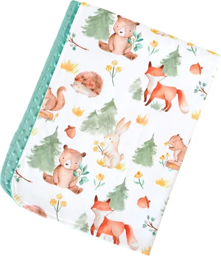 Miniatura 13 de Honey Lemonade - Manta de bebé de felpa suave y ligera de punto minky para recién nacido de 30 x 40 pulgadas - Manta suave para niños y niñas