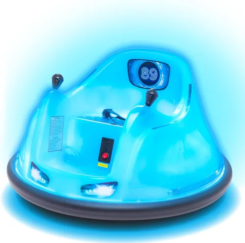 Miniatura 8 de Flybar FunPark 6V Coche de Parachoques – Juguete Eléctrico de Paseo de 360° con Luces LED, Cinturón de Seguridad, Parachoques Blandos – Coche de 6 V