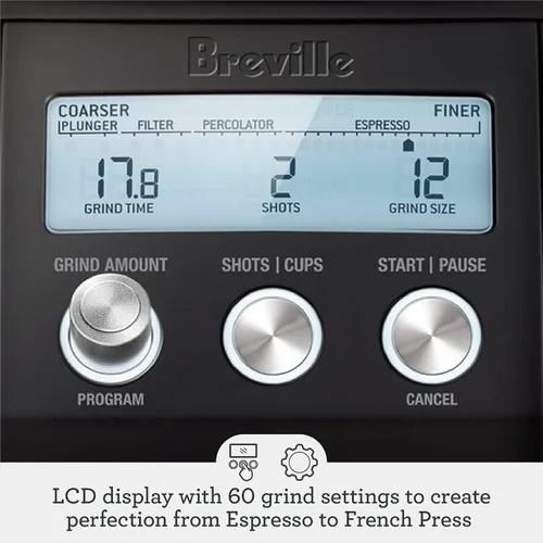Miniatura 3 de Breville the Smart Grinder Pro BCG820BST, Acero inoxidable negro