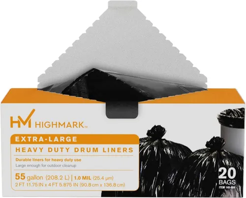 Miniatura 4 de Bolsas de basura Highmark, 55 galones, caja de 20, DP00664