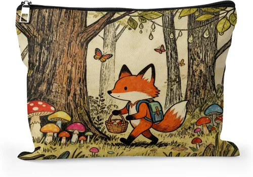 Miniatura 9 de Bolsa de maquillaje para mujer, Corazones de cactus de alpaca