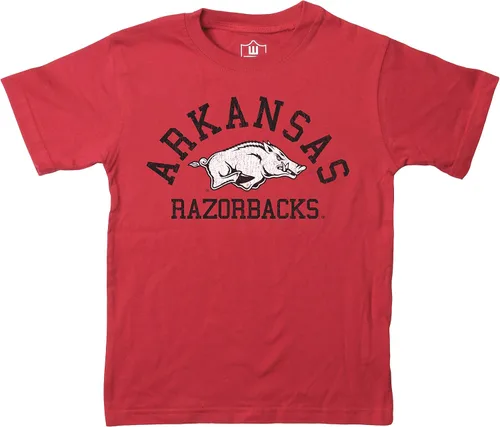 Miniatura 93 de Wes and Willy Camiseta de algodón orgánico de manga corta para niños de la NCAA rutgers scarlet knights rojo