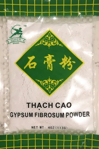 YESO DE GRADO ALIMENTARIO EN POLVO TOFU COAGULANTE 4 Oz (3.95 oz) SULFATO DE CALCIO Super Brand