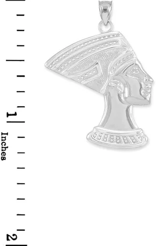 Miniatura 2 de Colgante de plata de ley 925 con diseño de reina egipcia