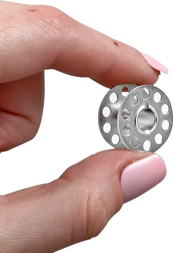 Miniatura 5 de SINGER Bobbins - Bobinas de metal clase 15 - Bobinas de repuesto para máquina de coser, bobinas de máquina de coser, accesorios para máquinas